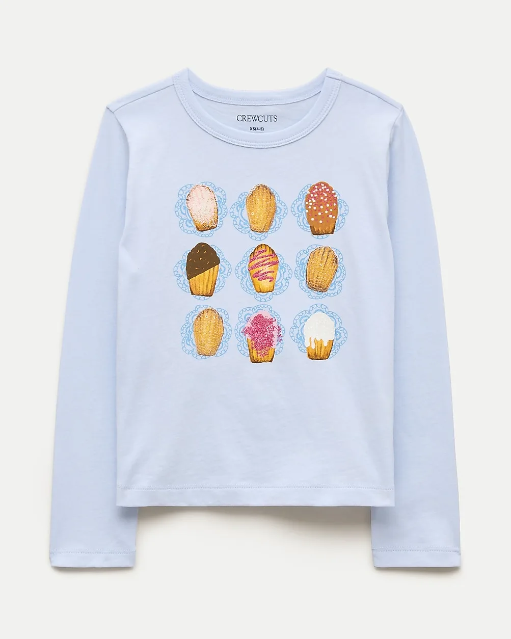 Long-Sleeve Madeleine Graphic T-Shirt with Sequins by J.Crew
