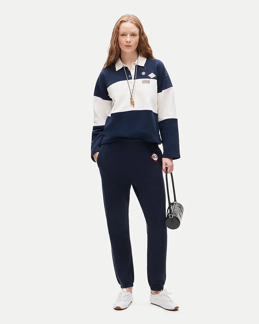 Heritage Terry Slim Jogger Pant with '83 Patch by J.Crew