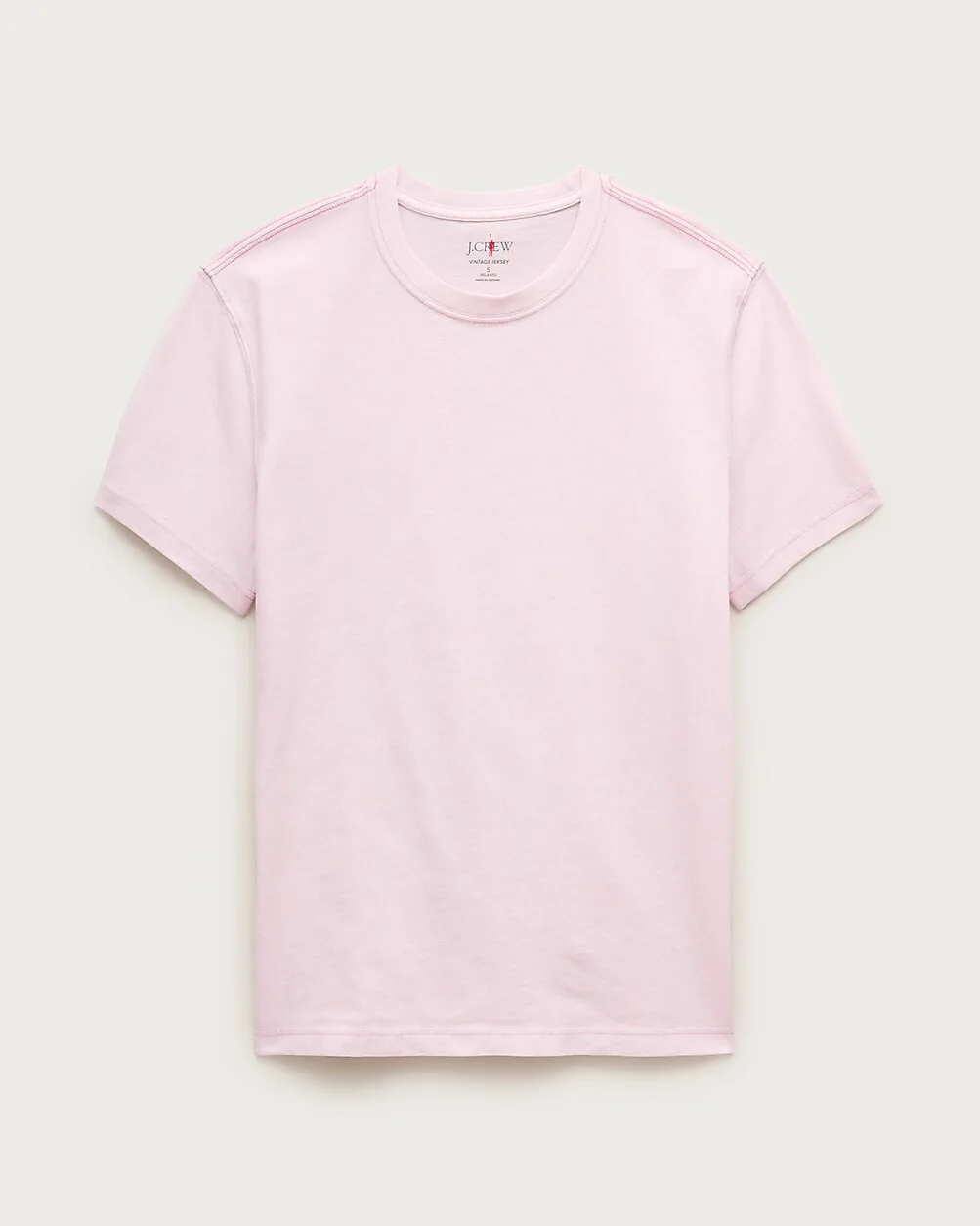 Vintage-Wash Cotton T-Shirt with Contrast Stitching by J.Crew