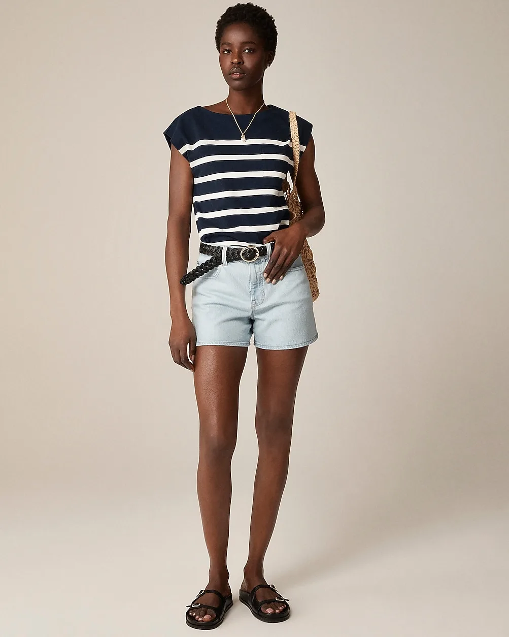 High-Rise Denim Short by J.Crew