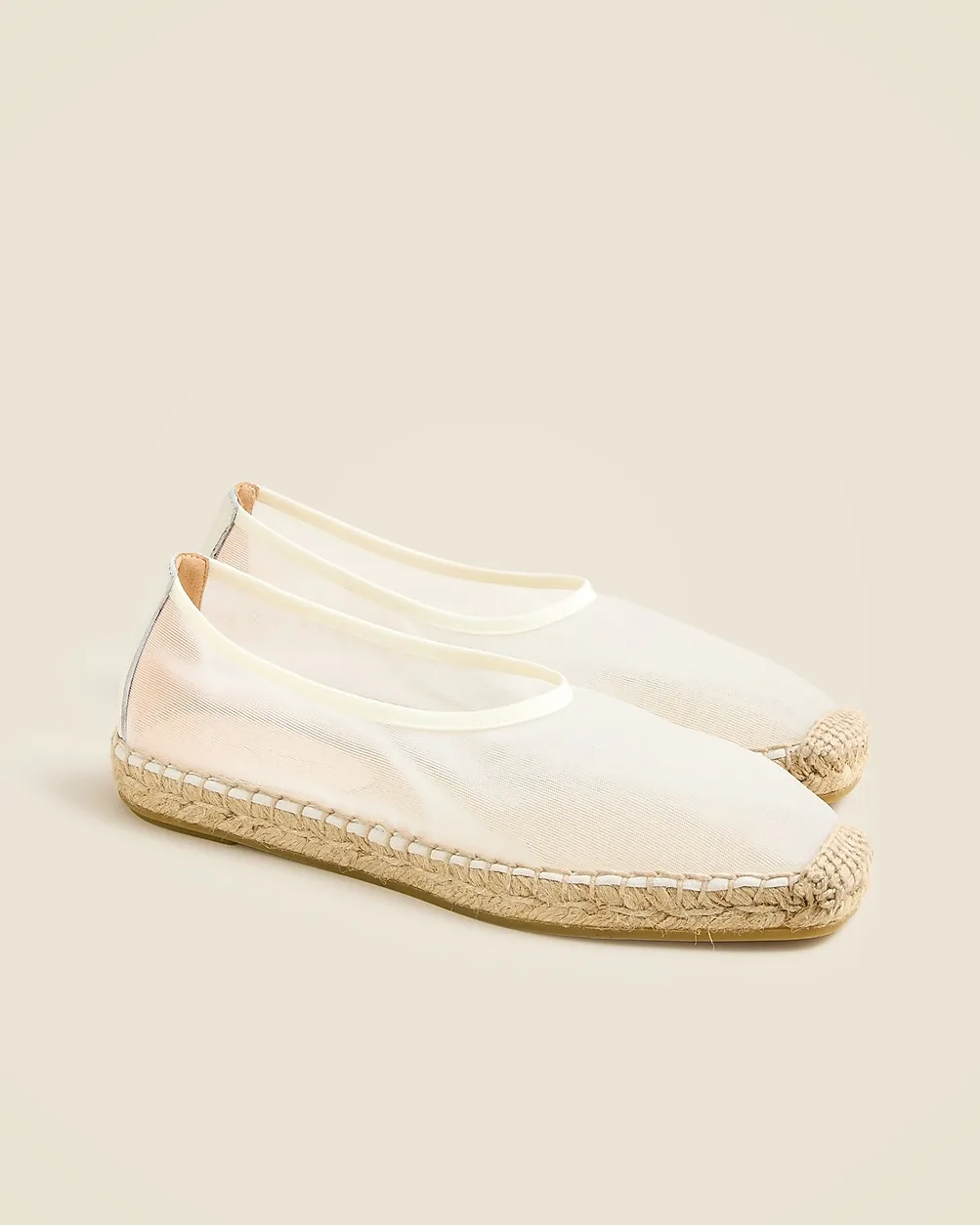Made-in-Spain Espadrille Flats in Mesh by J.Crew