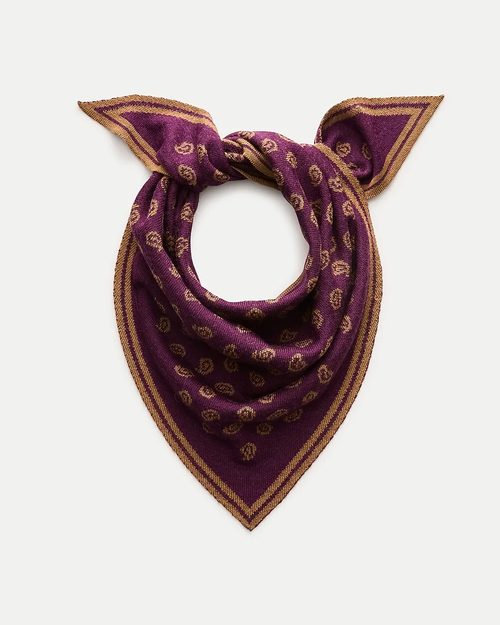 Merino Wool Bandana in Reversible Paisley by J.Crew