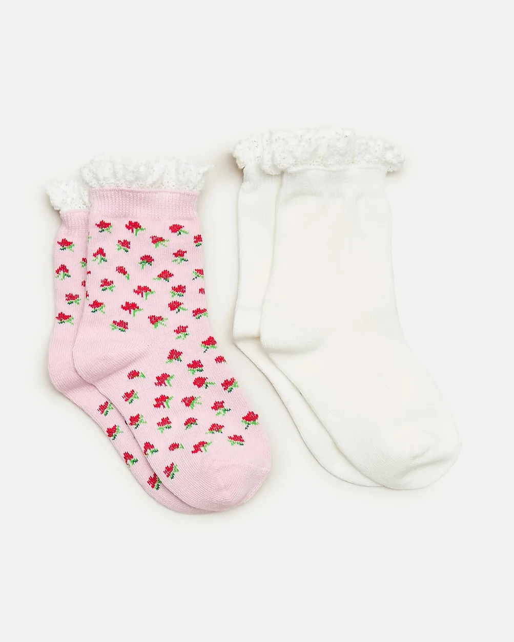 Ruffle-Trim Trouser Socks Two-Pack by J.Crew