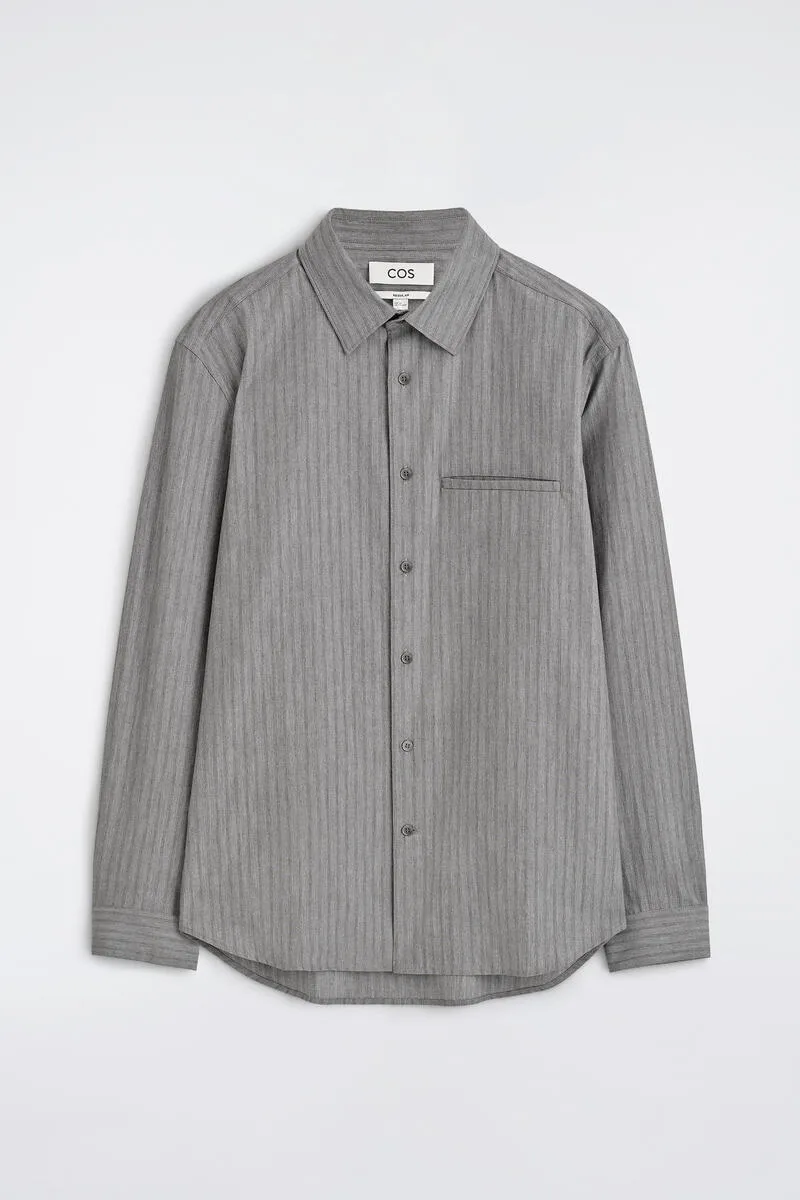 Striped Cotton Shirt by COS
