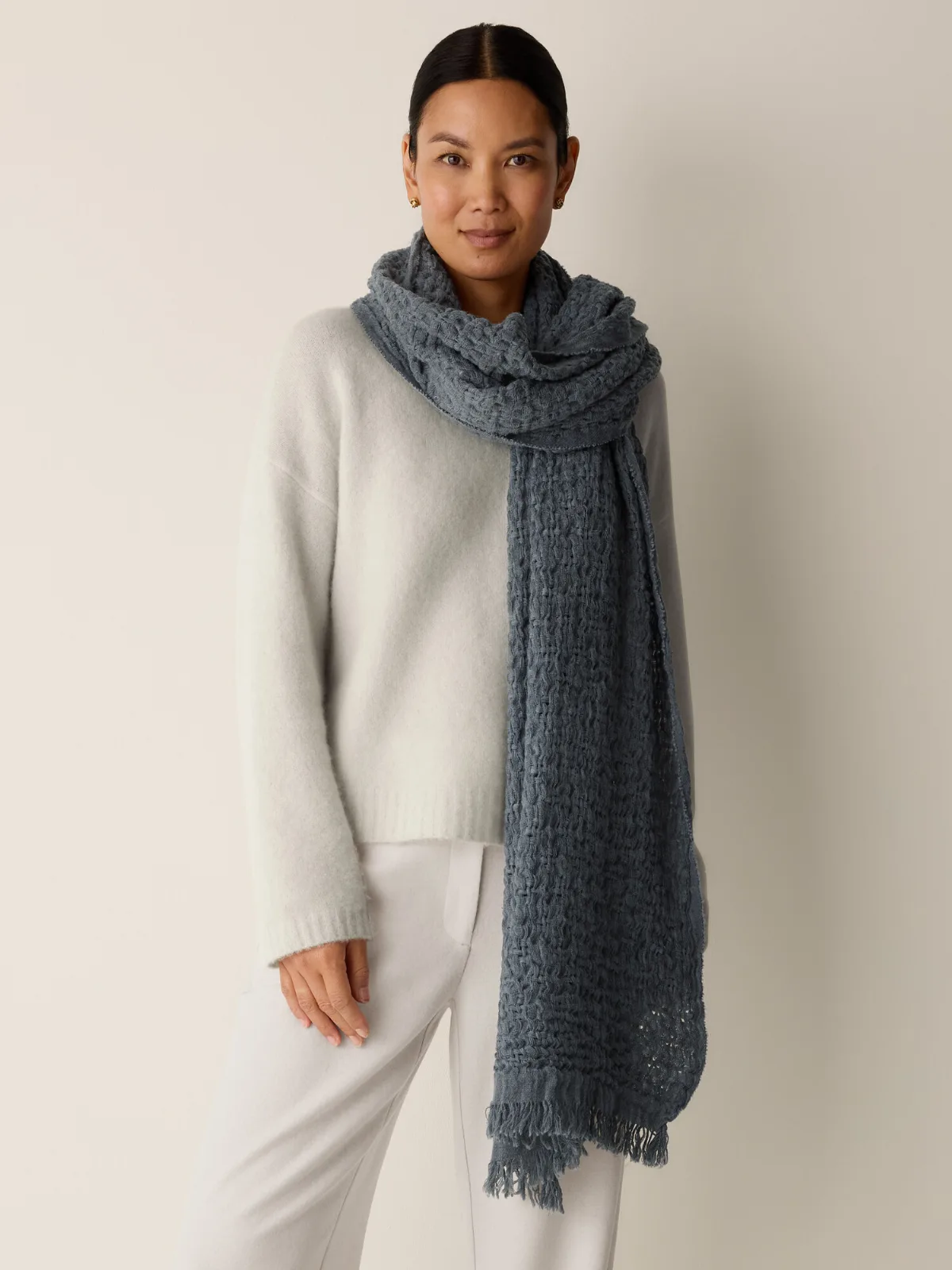Soft Wool Open Weave by EILEEN FISHER