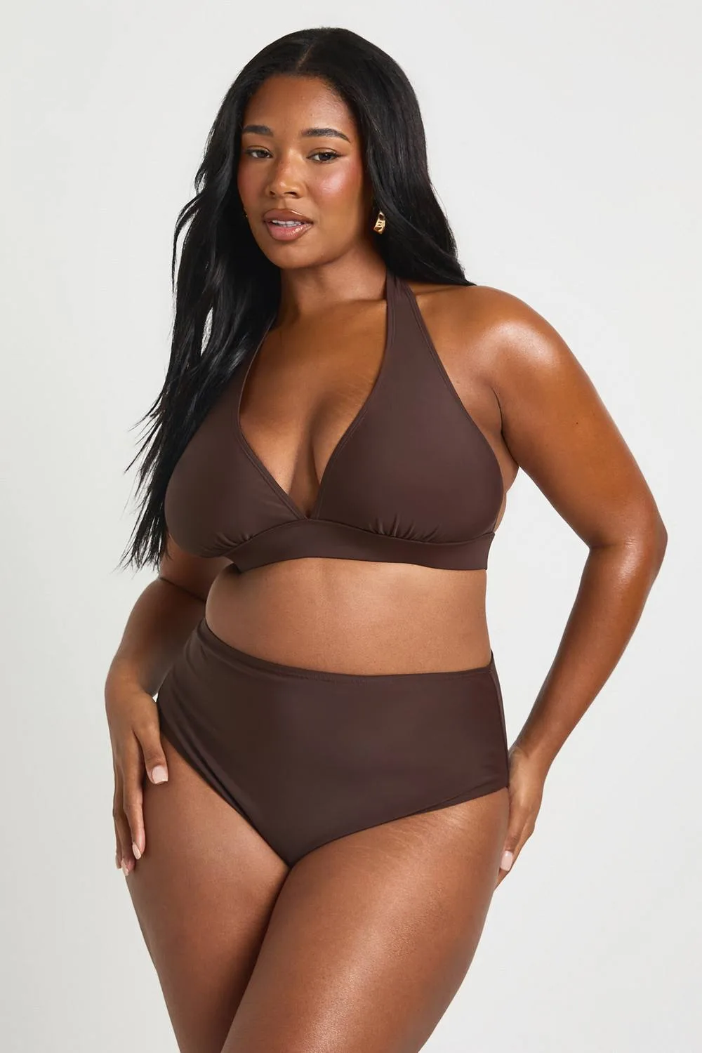 Essentials High Waist Brief by boohoo
