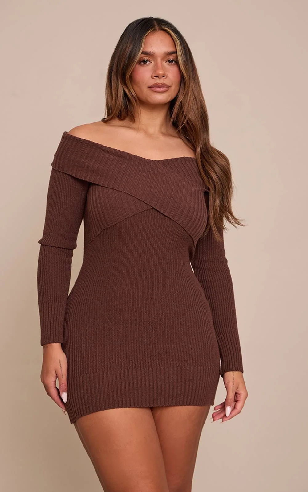 Bardot Knitted Bodycon Dress