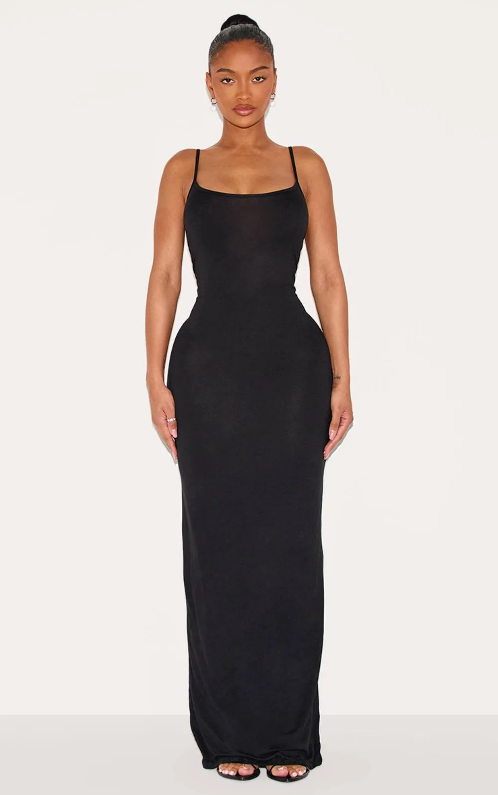 Jersey Strappy Maxi Dress