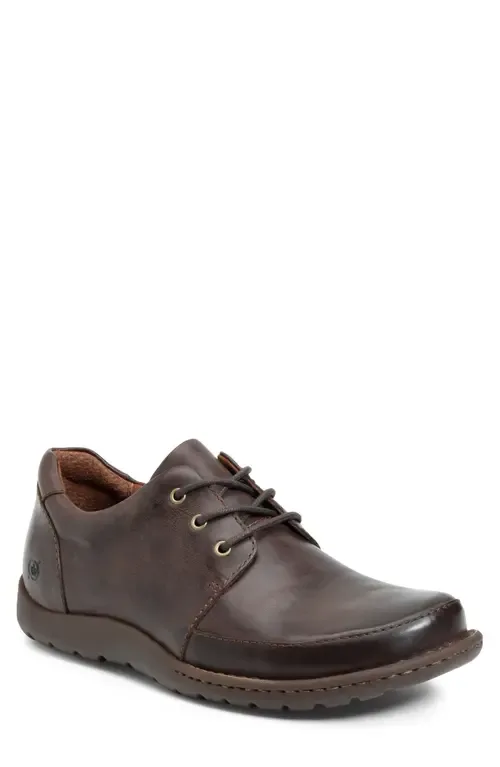 Nigel Plain Toe Derby in Brown Leather by Børn