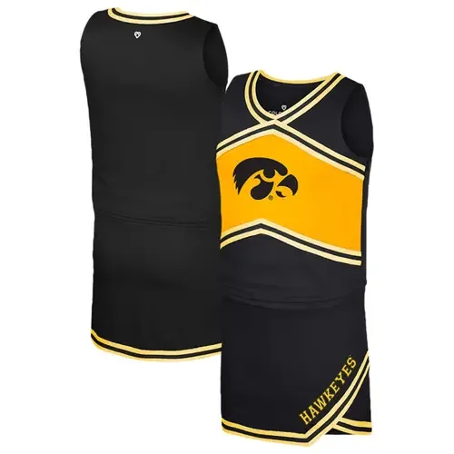 Iowa Hawkeyes Cheerleader Top & Skirt Set by COLOSSEUM