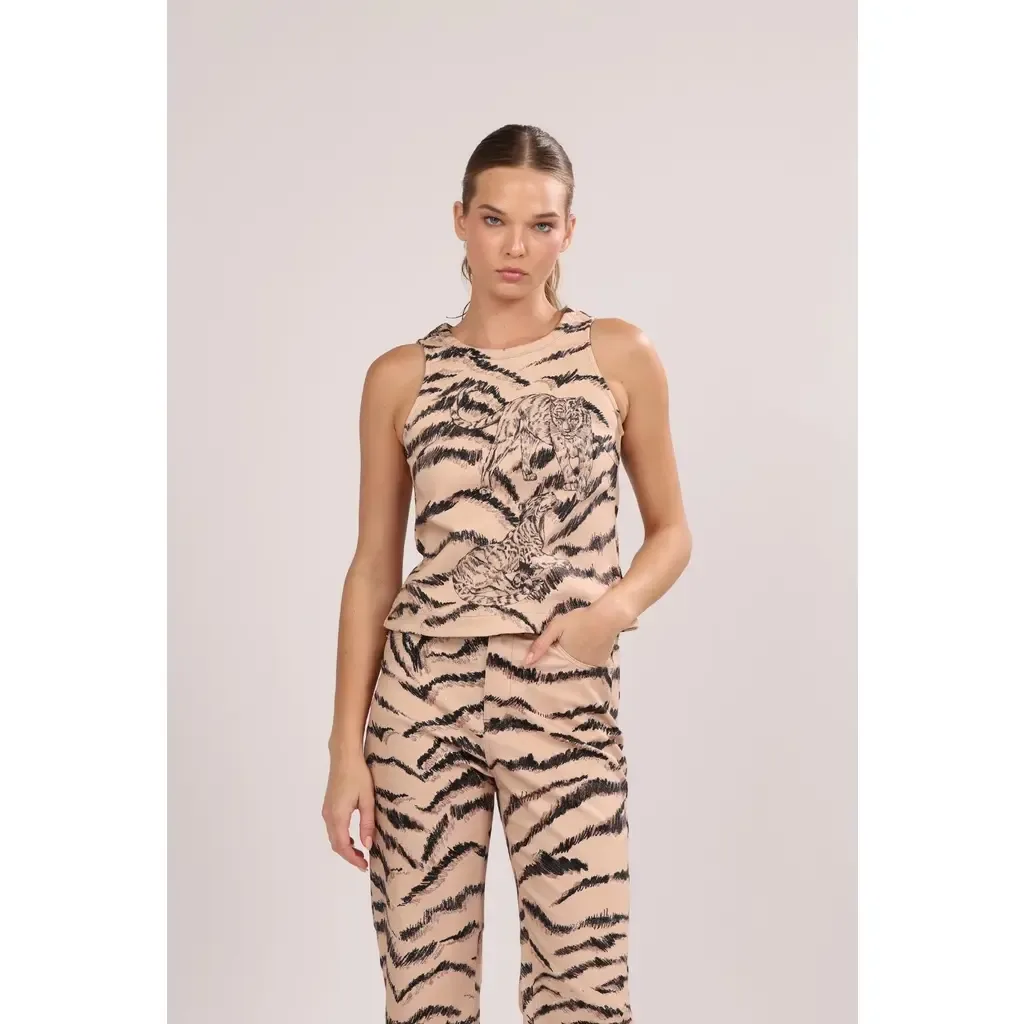Top Feline Denim by Las Surenas