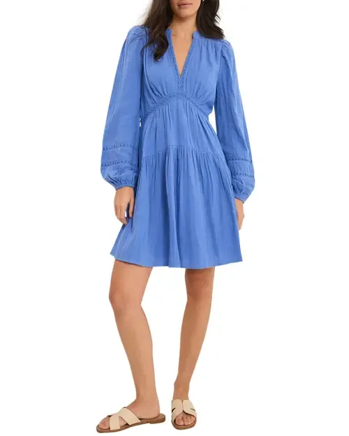 Cotton Cheesecloth Mini Dress by MINT VELVET