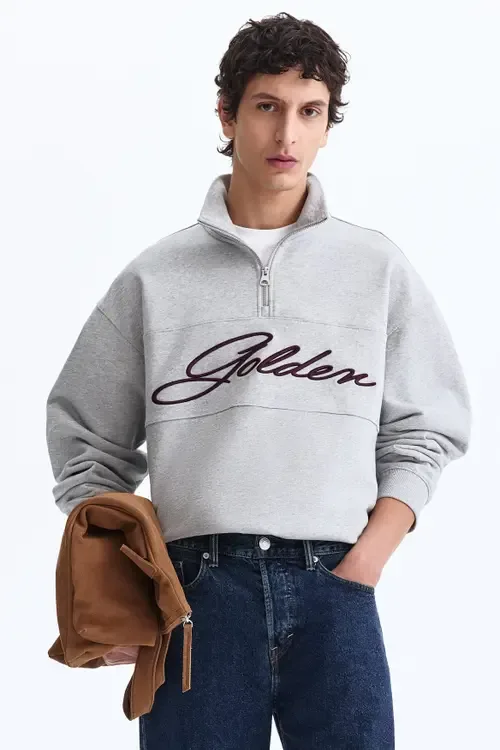 Relaxed Fit Zip-Top Sweatshirt by H&M