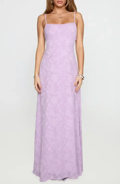 South of France Floral Burnout Maxi Dress by Princess Polly
