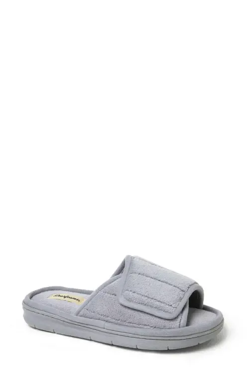Mickey Terry Adjustable Shower Slide Slipper by Dearfoams