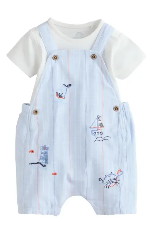 Nautical Bodysuit & Embroidered Romper Set by NEXT