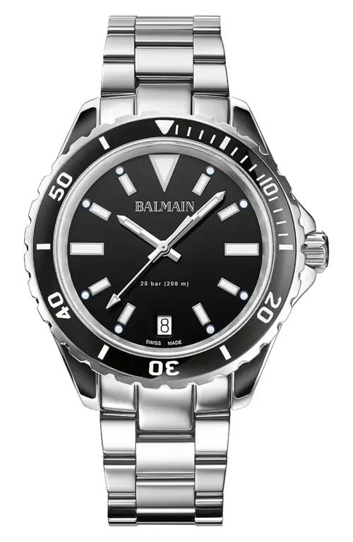 Ophrys Dive Bracelet Watch, 38.5mm by BALMAIN WATCHES