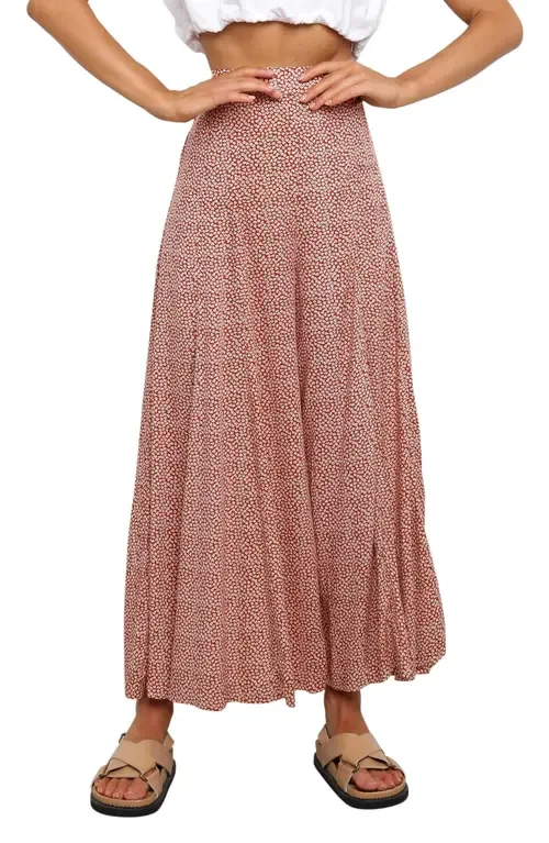 Neveah Floral Print Wide Leg Pants