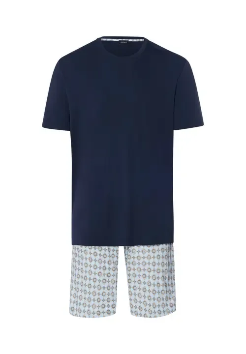 Night and Day Cotton and Tencel Crew Neck Pajama Set by HANRO