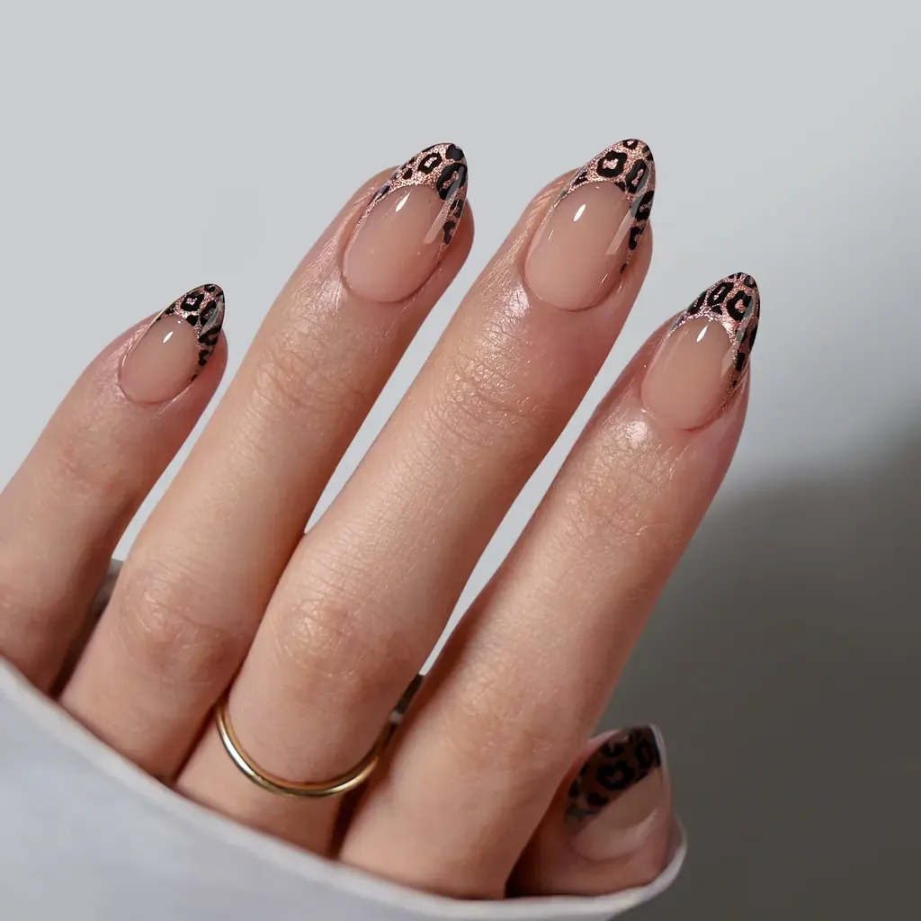 Press-On Nails Almond Nail Set in Wild Cheetah by Btartboxnails