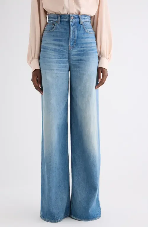 High Waist Wide Leg Jeans by Chloé