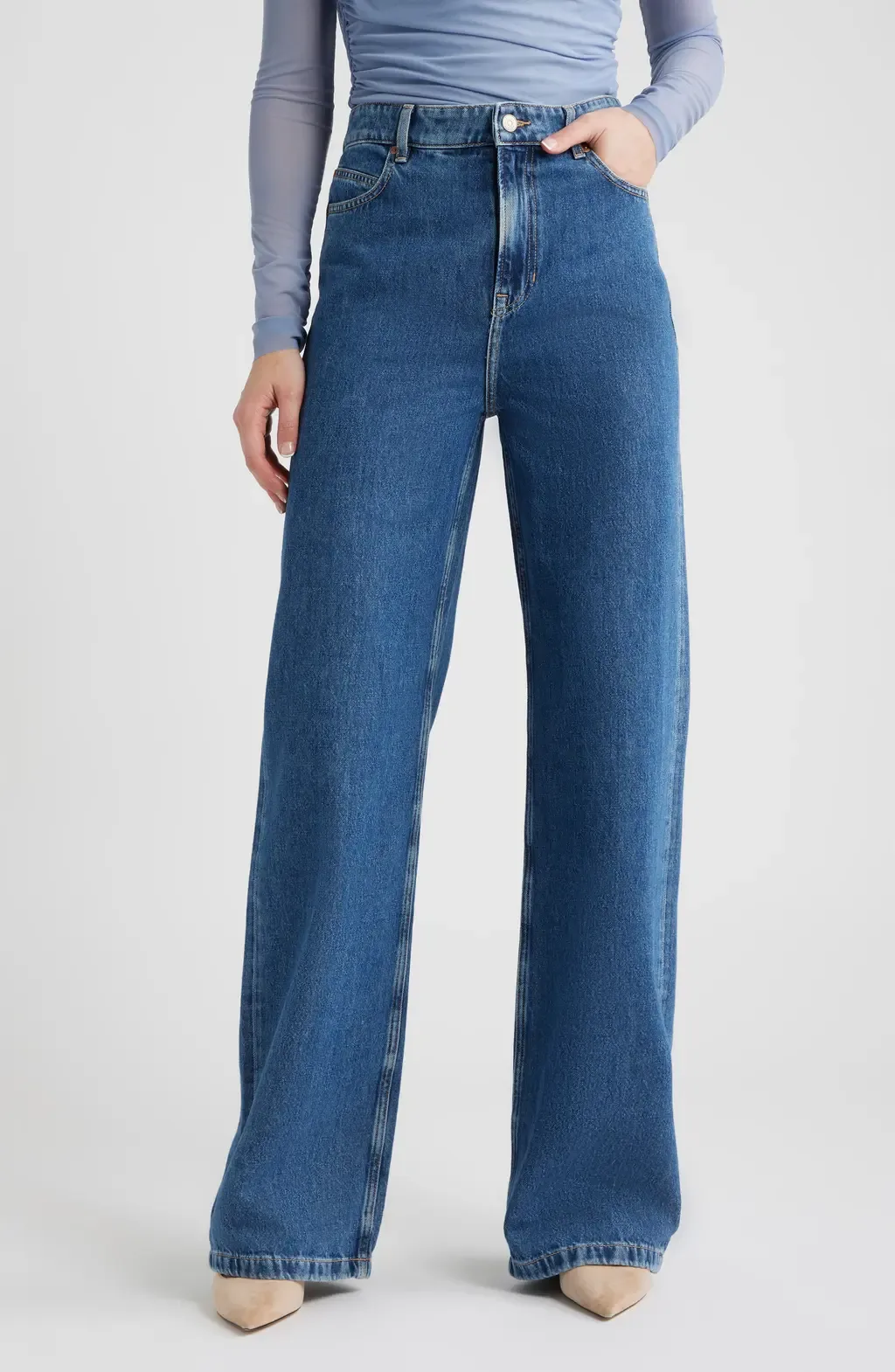 Marlene High Waist Wide Leg Jeans