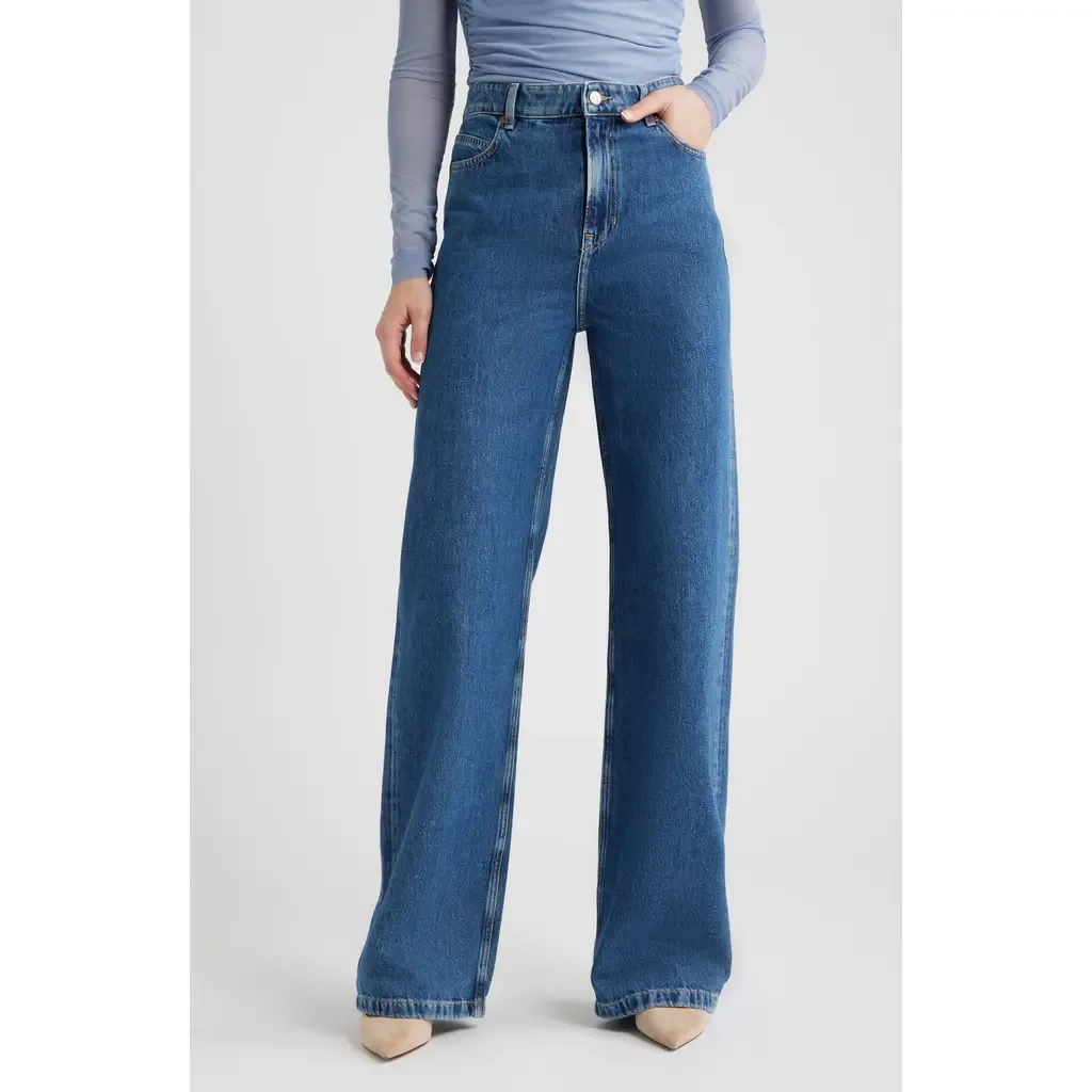 Marlene High Waist Wide Leg Jeans by BOSS Orange