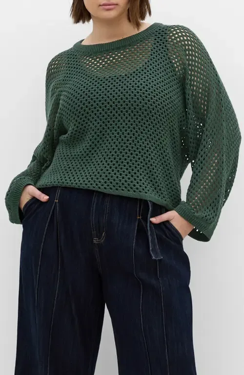 Open Stitch Sweater by City Chic