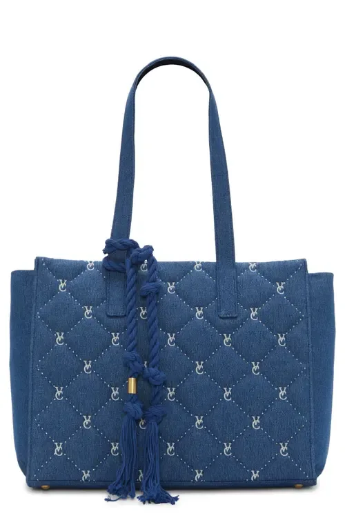 Barry Quilted Denim Tote by Vince Camuto