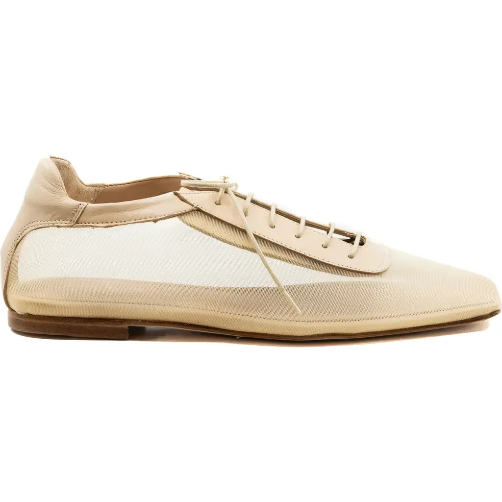 Antonia Clear Mesh Flat by Andrea Gomez