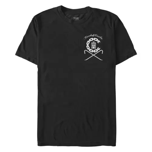 Ancient Tower White Badge Short Sleeve Graphic T-Shirt by Crooks & Castles