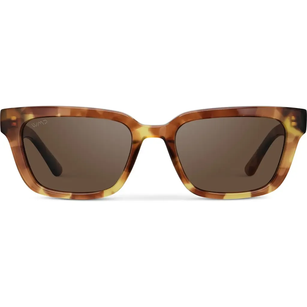 Vivian - 52mm Modern Rectangular Polarized Sunglasses by WMP Eyewear