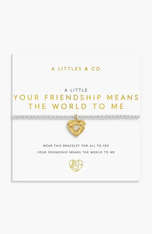 A Little Your Friendship Means the World to Me Bracelet by A Littles & Co