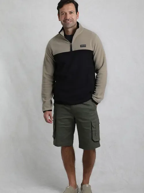 Tristan 1/4 Zip Microfleece by Weird Fish