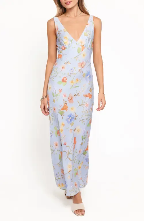 Lunaria Floral Print Sleeveless Dress