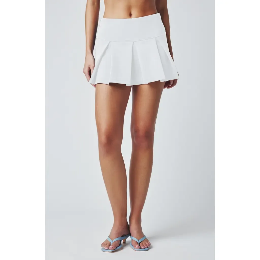 Pleated Mini Skort by Florence by Mills
