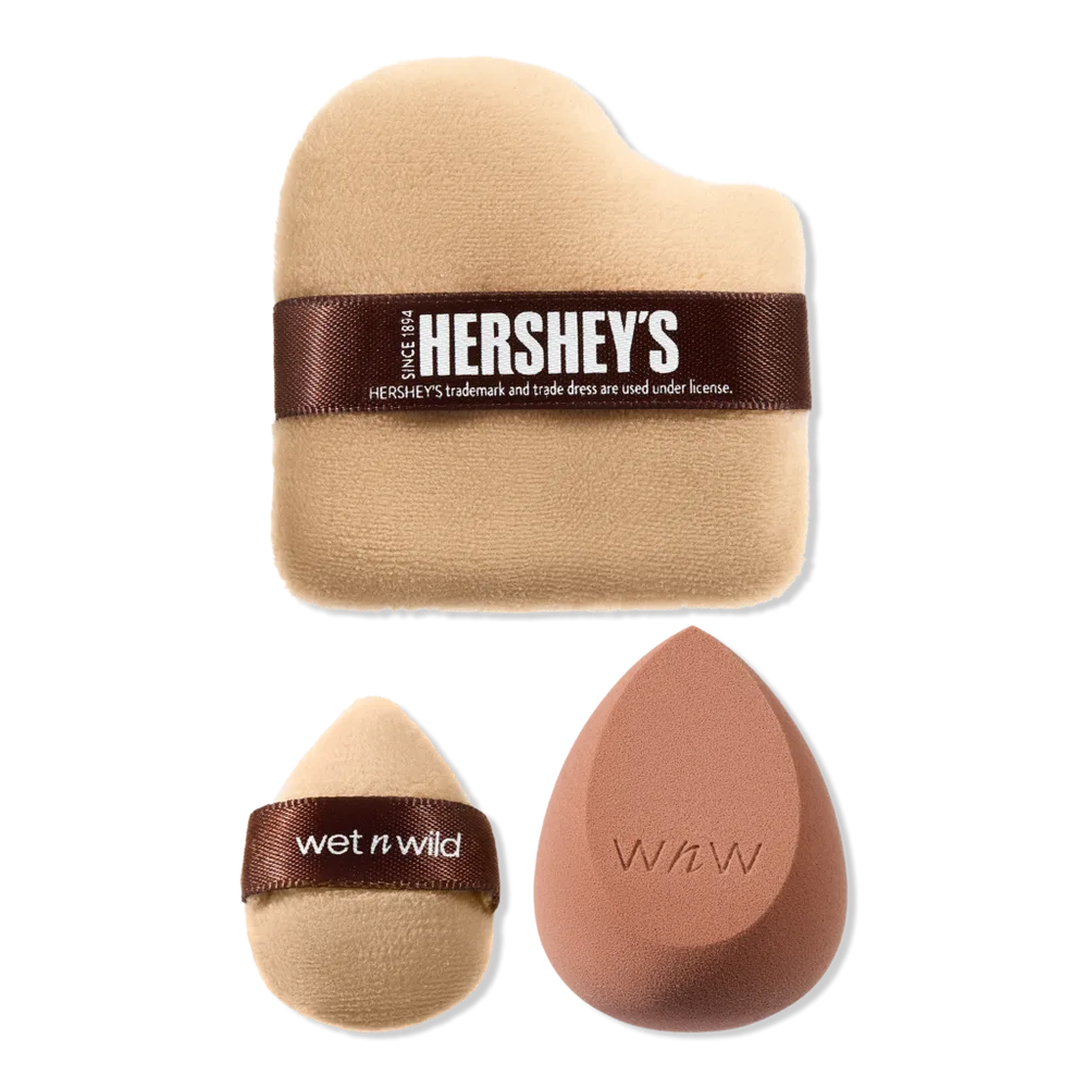 Hershey's 3-Piece Makeup Sponge and Puff Set by Wet n Wild