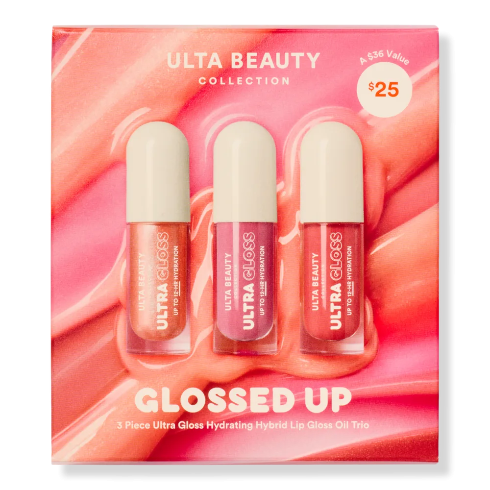 Glossed Up Ultra Gloss Hydrating Hybrid Lip Gloss Oil Trio by ULTA Beauty Collection