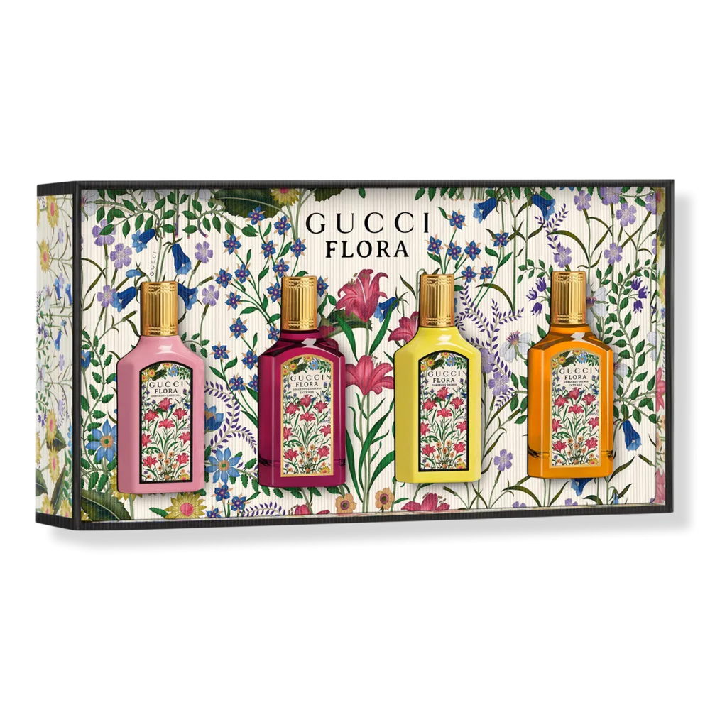 Flora Gorgeous 4-Piece Mini Perfume Discovery Gift Set by Gucci