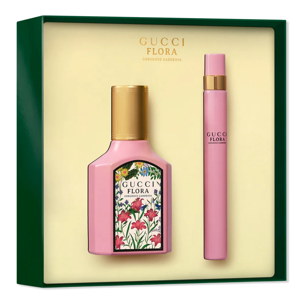 Flora Gorgeous Gardenia Eau De Parfum and Travel Spray 2-Piece Gift Set by Gucci