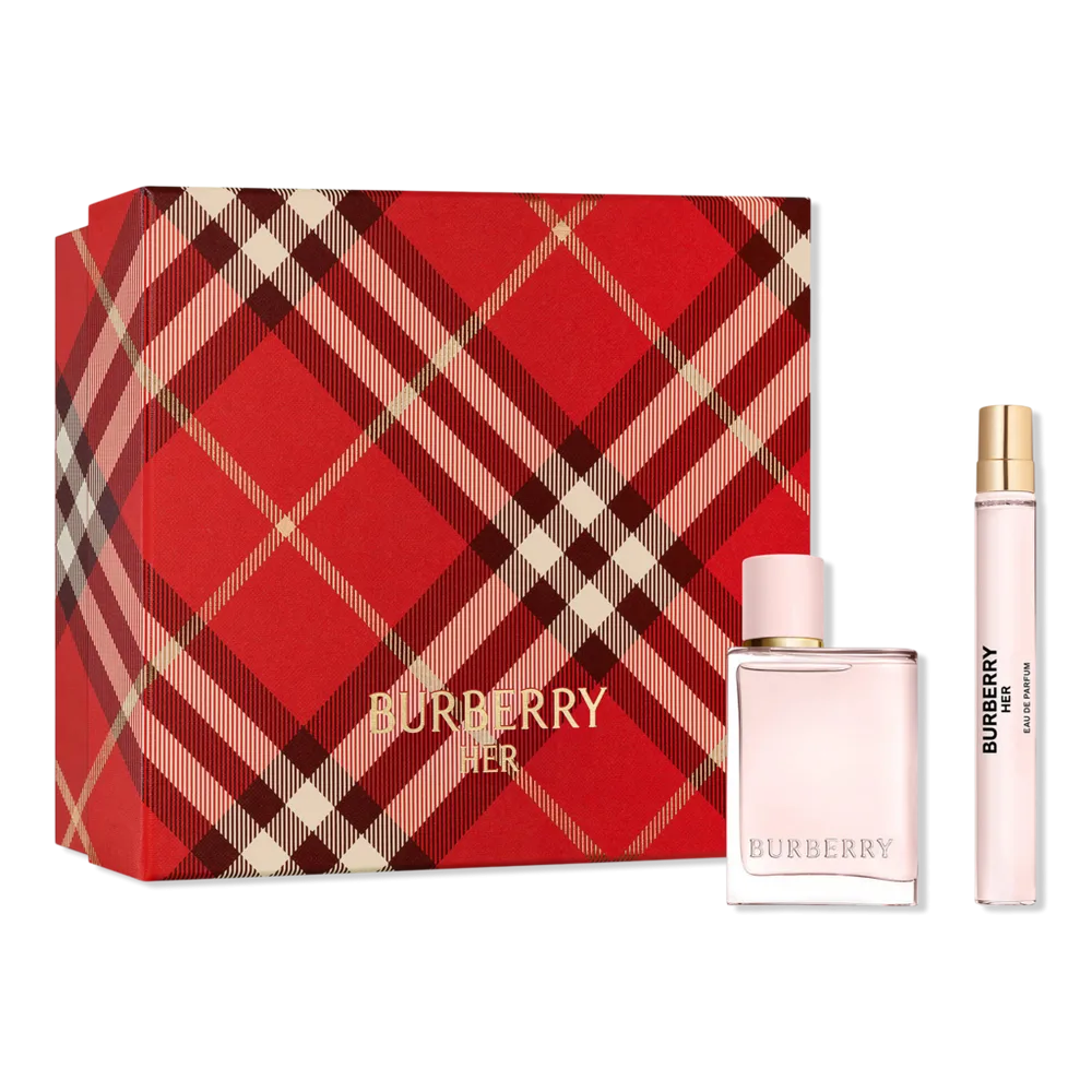 Her Eau De Parfum and Travel Spray 2-Piece Gift Set by Burberry