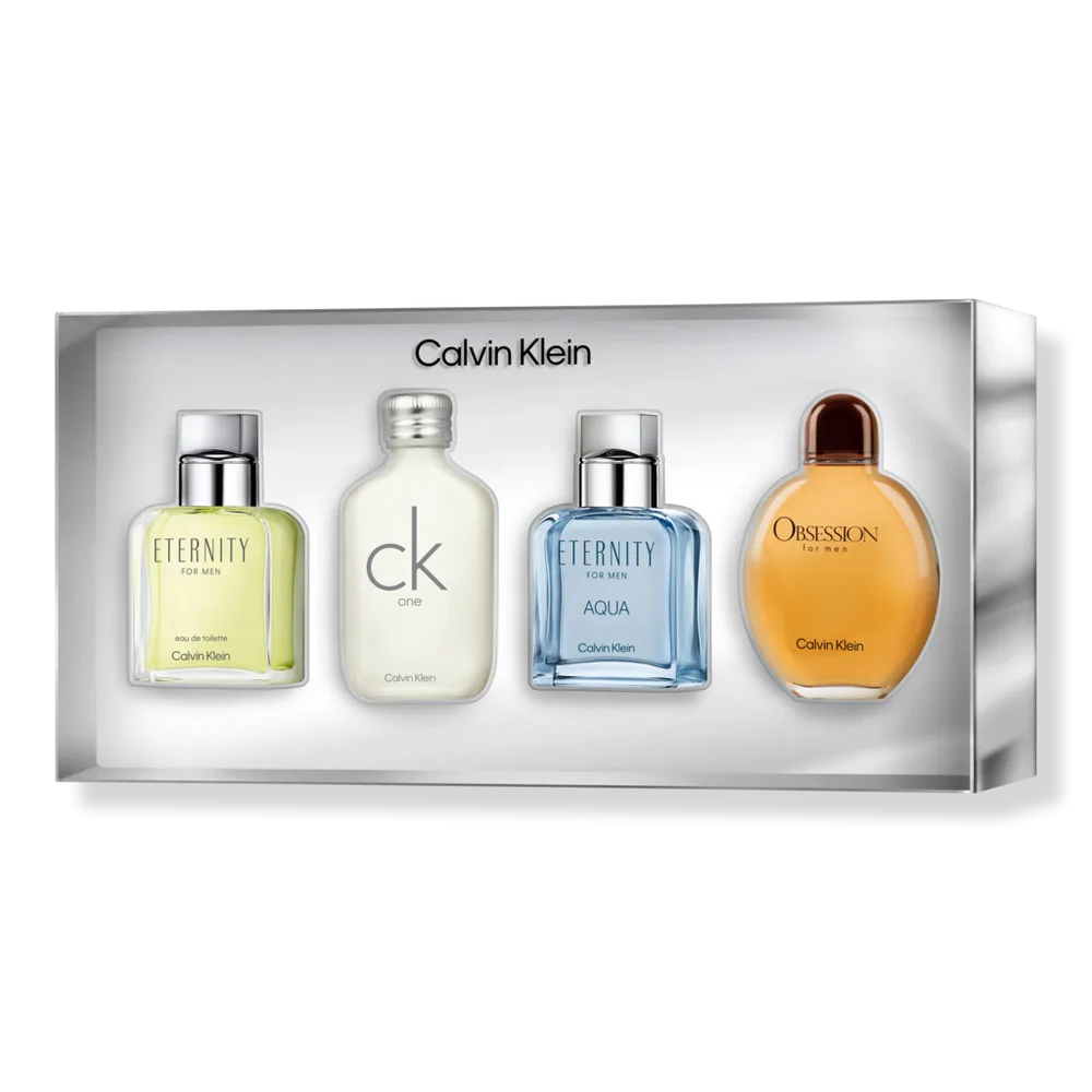 Eau De Toilette 4-Piece Mini Cologne Gift Set by Calvin Klein