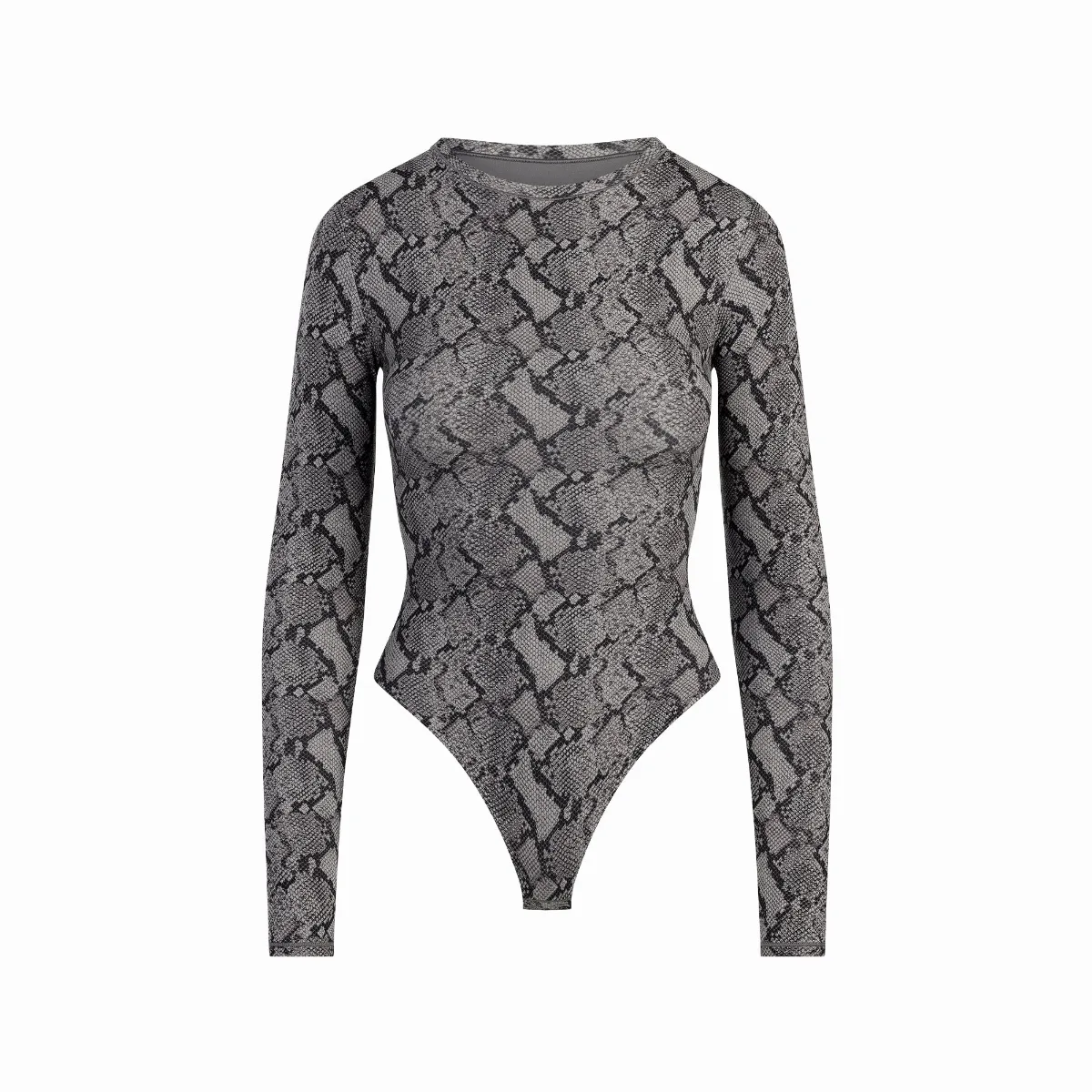 Long Sleeve Crew Neck Bodysuit by SKIMS