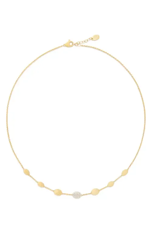 Siviglia Frontal Necklace in 18K Yellow/White Gold by Marco Bicego