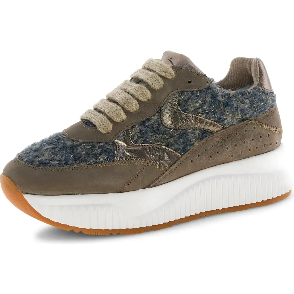 Lana Genuine Shearling Platform Sneaker by Voile Blanche