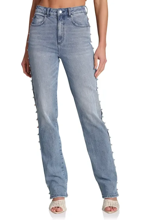 Embellished Straight Leg Jeans by Avec Les Filles