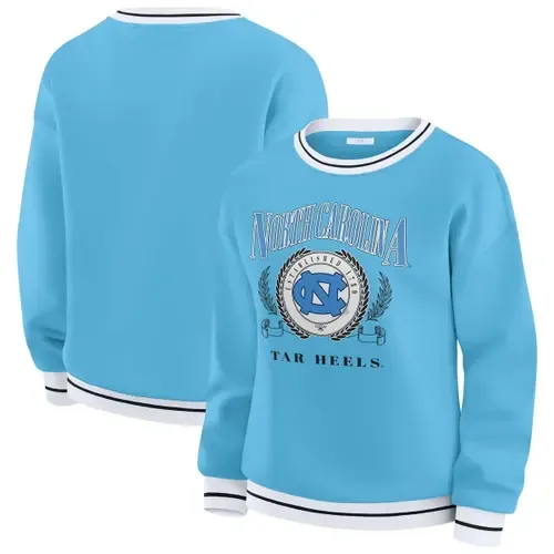 WEAR by Erin Andrews Carolina Blue North Carolina Tar Heels Seal Sweatshirt by WEAR by Erin Andrews