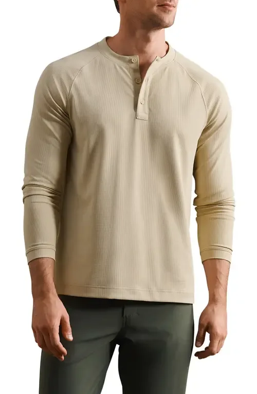 Waffle Tech Henley by Rhone