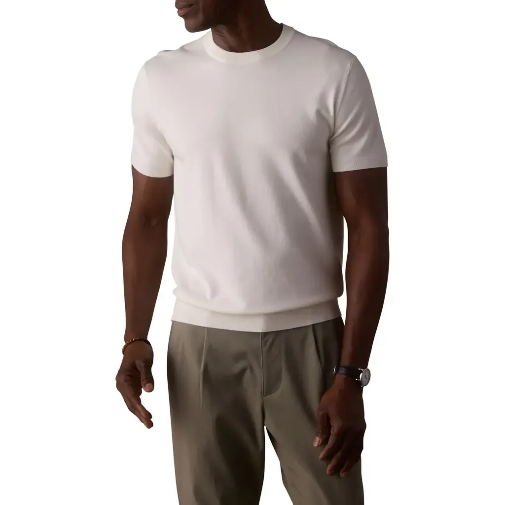 Taylor Short Sleeve Crewneck Sweater by The Normal Brand