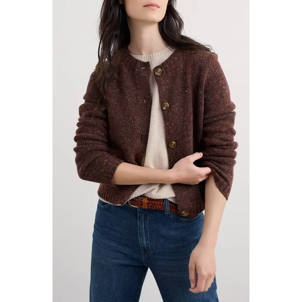 Dawson Pick Merino Wool Blend Cardigan by Seasalt Cornwall